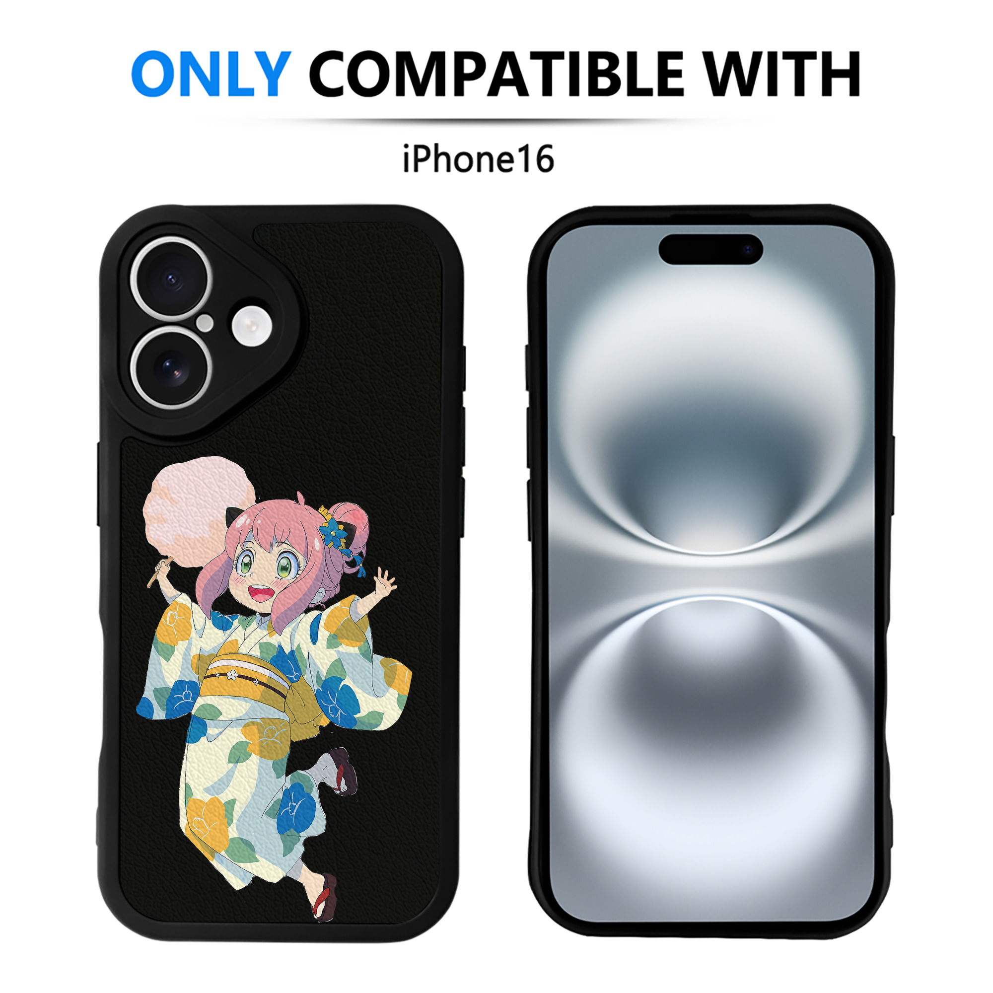 （画像用） SPY×FAMILY间谍家家酒 【iPhone 16シリーズ対応】シリコンスマホケース（レザー調） 材質：シリコン